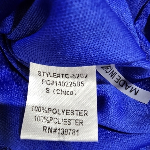 Tea & Cup Cobalt Blue & Pink Floral Shift Dress - Picture 6 of 9